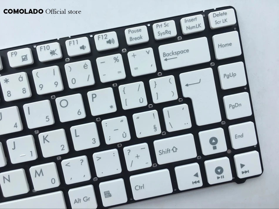CZ Чешская клавиатура для Asus U36 U36J U36JC U36R U36S U36SD U36SG A1 белая и черная
