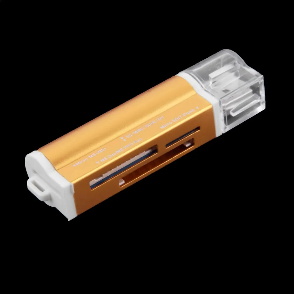 Все в одном USB 2,0 Multi чтения карт памяти для Micro SD/TF M2 MMC SDHC MS Memory Stick Лидер продаж по всему миру
