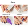 Enveloppes pour enlever le vernis à ongles, 900/lot, serviettes 100% en coton pour enlever le Gel de manucure, pour Nail art ► Photo 2/6