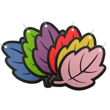 Автомобильный освежитель воздуха 6 шт./лот. Автомобильный освежитель воздуха с ароматом ванили в форме листа