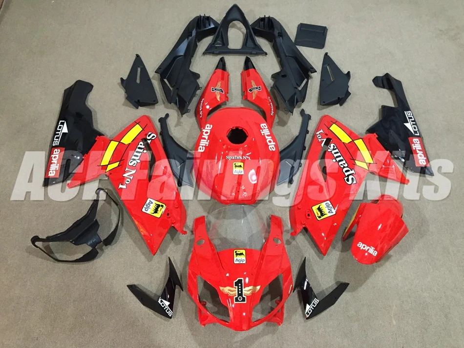 

New ABS Injection molding Fairing Kit Fit for Aprilia RS125 06 07 08 09 10 11 RS4 RSV 125 2006--2011 Fairings set red number 1