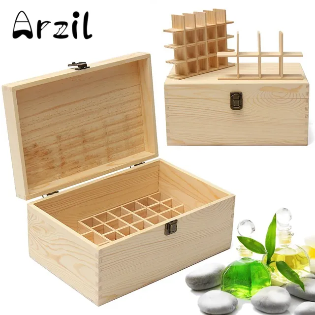 Where To Buy Decorative Boxes Amazing Aliexpress Buy 32 Slots Wooden Box Essential Oils Box Decorating Inspiration Where To Buy Decorative Boxes Impressive Aliexpress Buy 32 Slots Wooden Box Essential Oils Box 2018