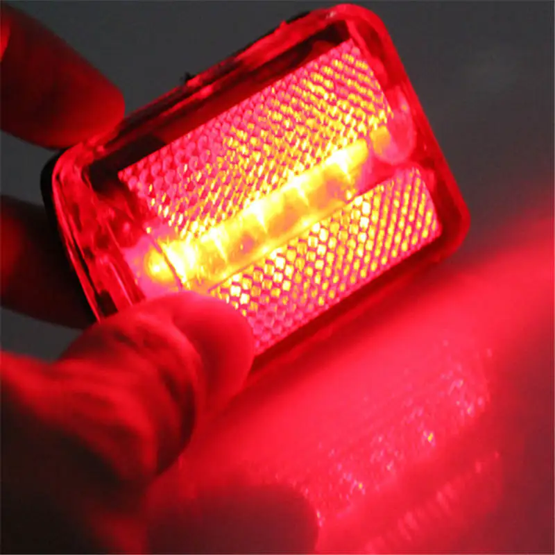 Bike Tail Light 5 LED Rear Lamp Red Back Light Safety Warning Flashing