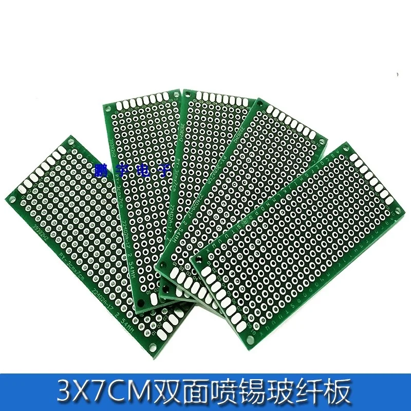 3 7CM double sided spray tin 1 6 thick 2 54 pitch universal board Universal circuit
