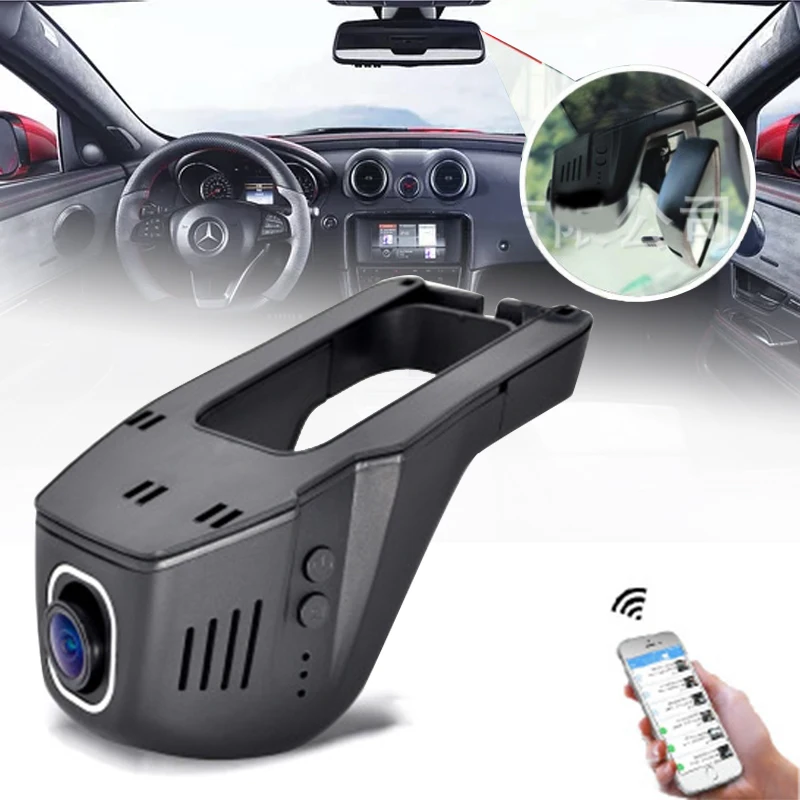 

Car DVR Registrator Dash Digital Video Recorder Camera 1080P Night Vision WiFi Loop Recording Dual USB Ports for Most Car