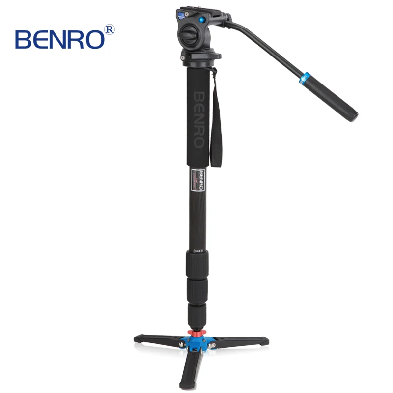 

Benro C38TDS2 Carbon Fiber Tripod Kit Bird Watching Monopod Kit Professional Video Camera SLR Tripod Stable Support For Canon