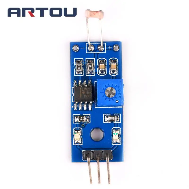10 шт. светочувствительный датчик сопротивления для arduino 3pin|photosensitive sensor module|sensor