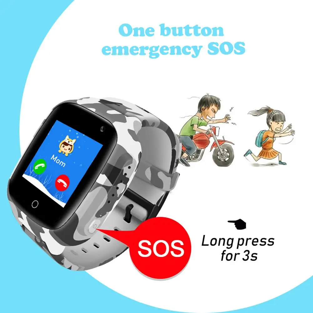 Smart Watch Kids GPS WiFi 600mAh Battery Baby Smartwatch IP67 Waterproof SOS for Children Support Take Video