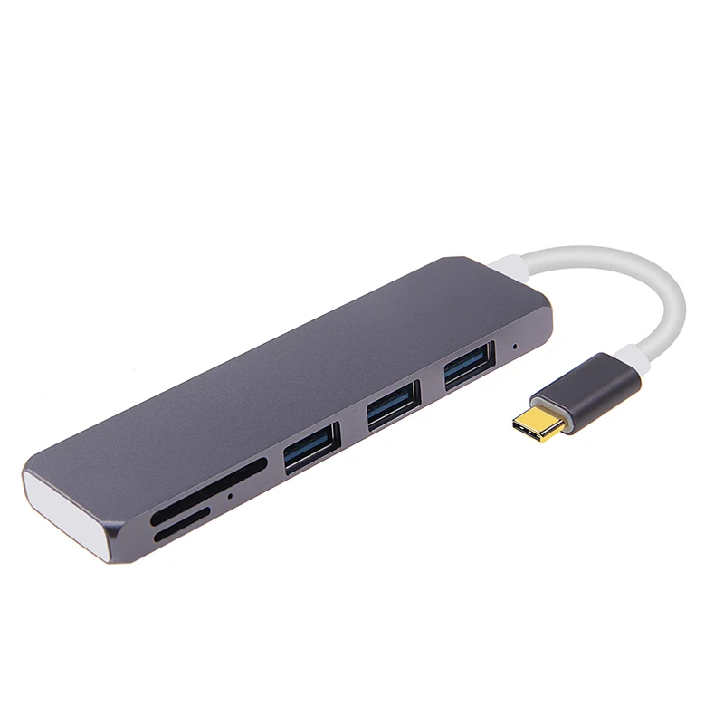 Ingelon 6 in 1 переходник usb c hub к USB3.0 SD Card Reader Тип C PD зарядки адаптер конвертер кабель
