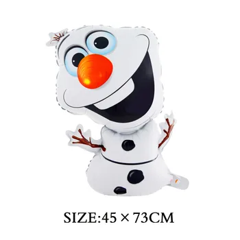 

50pc 72*43cm Party Cartoon Shape Olaf Foil Helium Balloon Birthday Party Wedding Christmas Day Decoration Supplies Kids Gift Toy