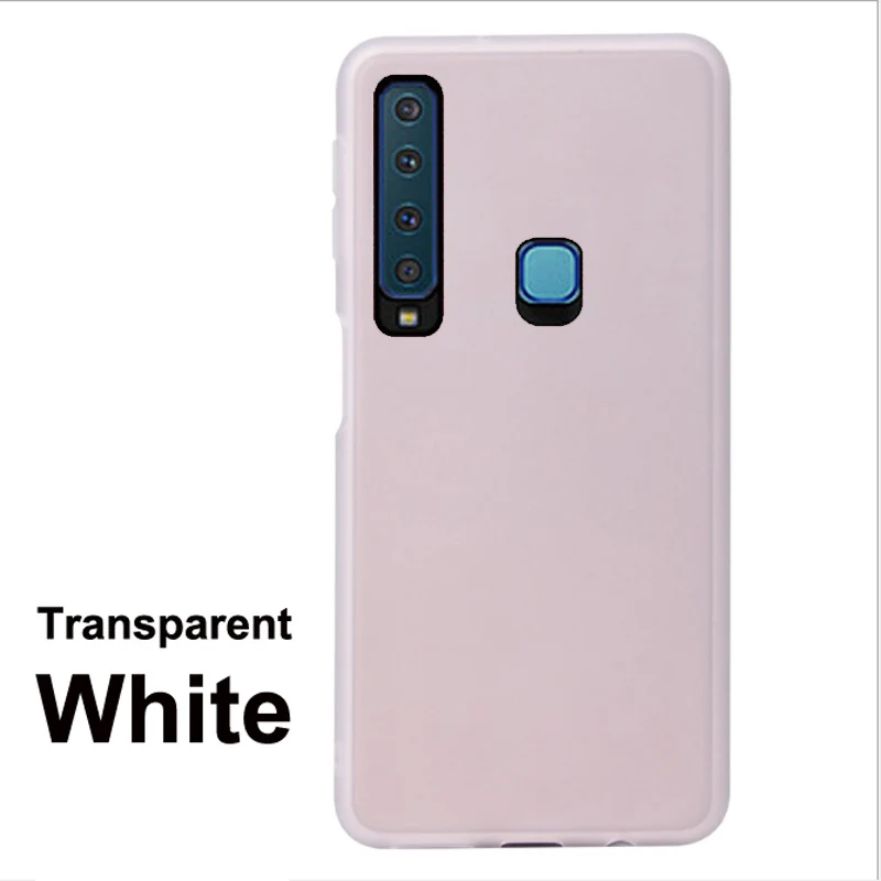Ультра-тонкий матовый чехол для samsung A9S чехол A9 принципиально корпуса для samsung Galaxy A9 Star Pro/A9 /A9200 - Цвет: Transparent white