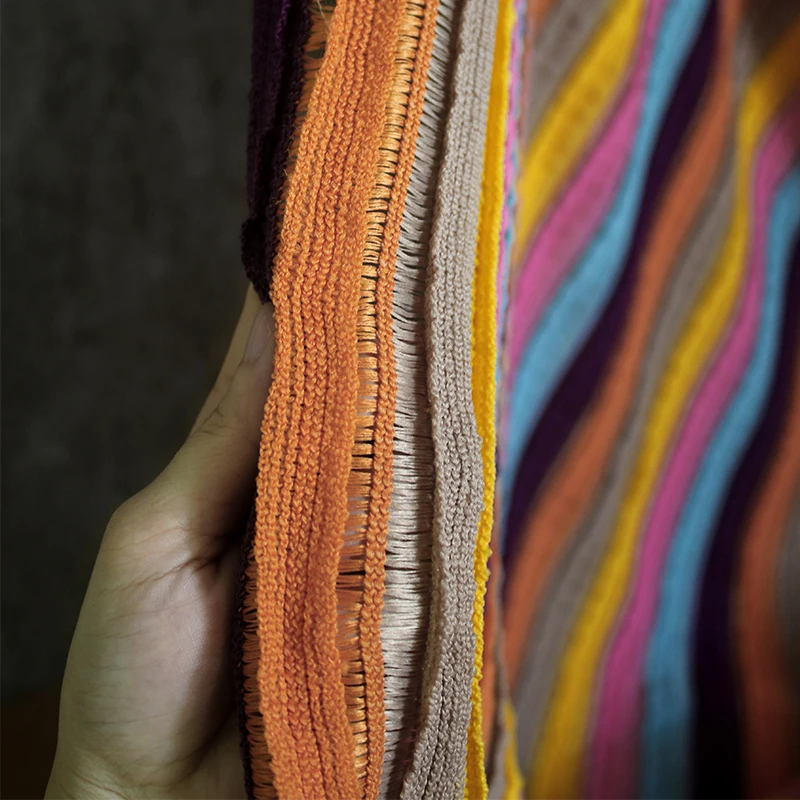 3D текстура kniting цветной свитер ткань высокая-одежда дизайнерская ткань для лоскутное одеяло лоскутное algodon