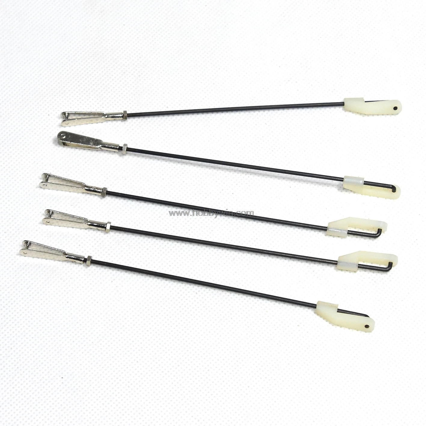 Push Rod dia 1.7mm*120mm x5pcs (plastic & metal clevis) for RC model