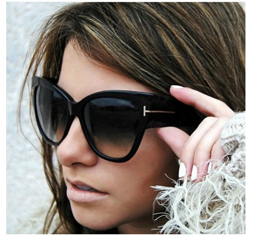 

Luxury Brand Designer Women Sunglasses Oversize Acetate Cat eye Sun glasses Sexy Shades