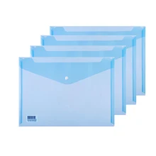 10 шт./лот прозрачная папка A4 Сумка для документов школьный файл Бумага для органайзера книга A4 папка для документов офисные связующего расходные материалы