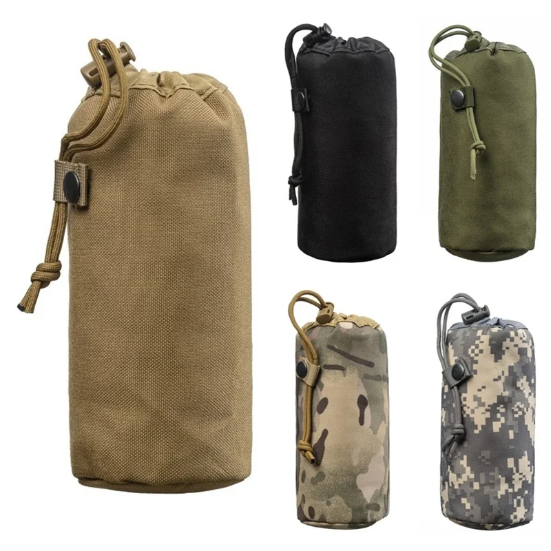 

CQC Tactical Molle Water Bottle Pouch Glass Cover Military Outdoor Travel Camping Hiking Hunting Kettle Holder Carrier Waist Bag