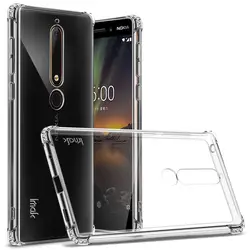 Подушка безопасности для Nokia 2018 6 2018 Nokia 6,1 чехол с Защита экрана IMAK Мягкий гель ТПУ прозрачный телефон shell Ясно Вернуться крышка