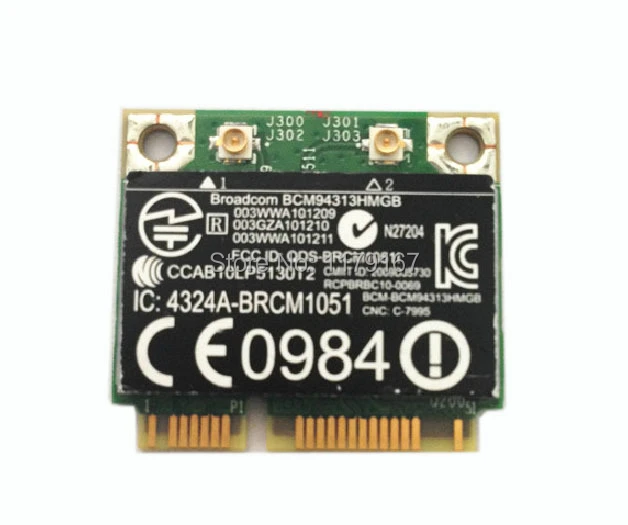 4313gn 802.11b/g/n 1x1 Wifi And 20702 Bluetooth 4.0 Combination Adapter 657325001 For