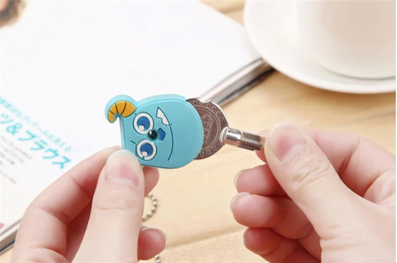 1pcs cartoon Silicone Protective key Case Cover For key Control Dust Cover Holder Organizer Home Accessories Supplies