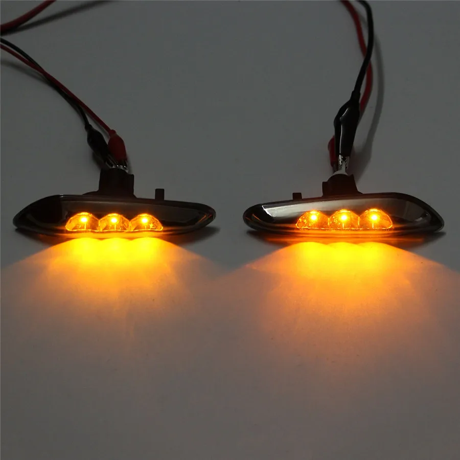 

For BMW E82 E88 E60 E61 E90 E91 E92 E93 Bulb SIDE MARKER REPEATER BLINKERS LIGHTS-SMOKE