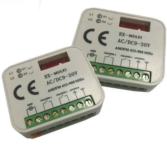 

2pcs Universal Multi frequency Garage door remote control Receiver 280-868mhz BENINCA DITEC FAAC NICE CAME DOORHAN Hormann