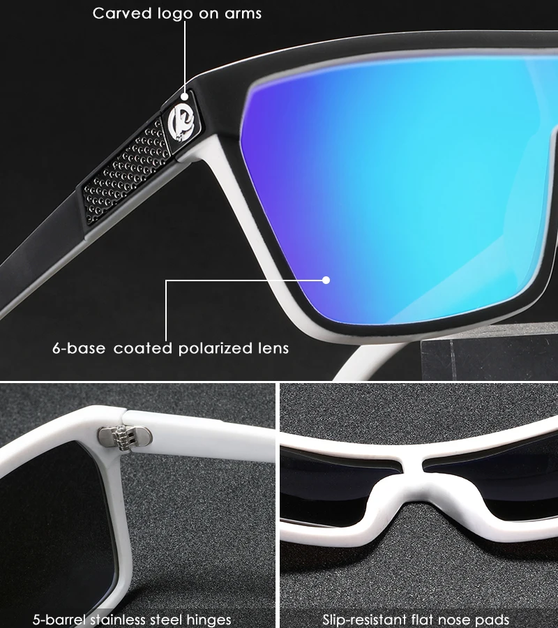 KDEAM, новинка, негабаритный щит, солнцезащитные очки, мужские, поляризационные и UV400, защита от солнца, очки для женщин, Ретро стиль, большие размеры, очки KD803