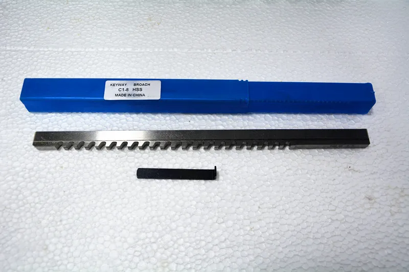 

Keyway Broach 8mm C Push Type Metric Size Broach High Speed Steel Keyway Cutting Tool
