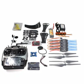 

DIY RC Drone Quadrocopter X4M360L 360mm Frame Kit with GPS APM 2.8 Flight Controller AT9S Tramsmitter RX Quadcopter F14892-C