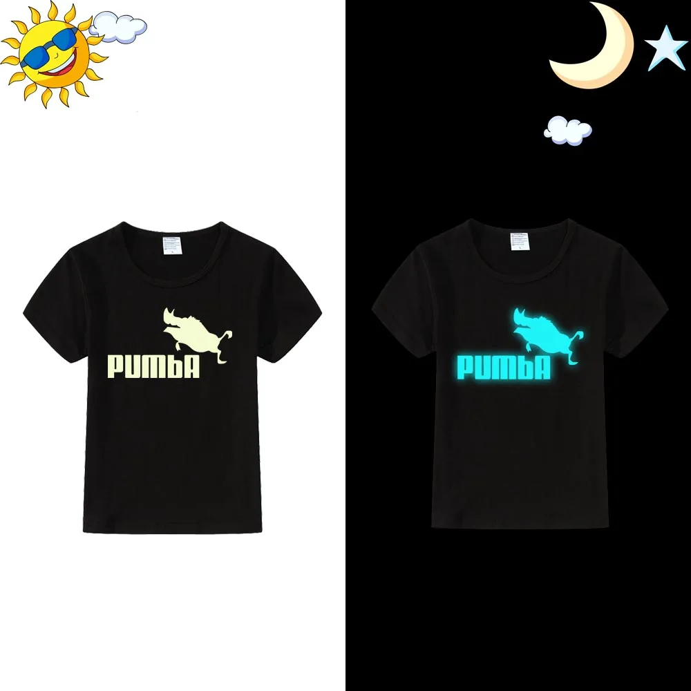 LYTLM/Корейская одежда для детей 10 лет, футболка с принтом «Пумба» для девочек, Король Лев, забавная футболка для малыша, HAKUNA MATATA, футболки с длинными рукавами для мальчиков