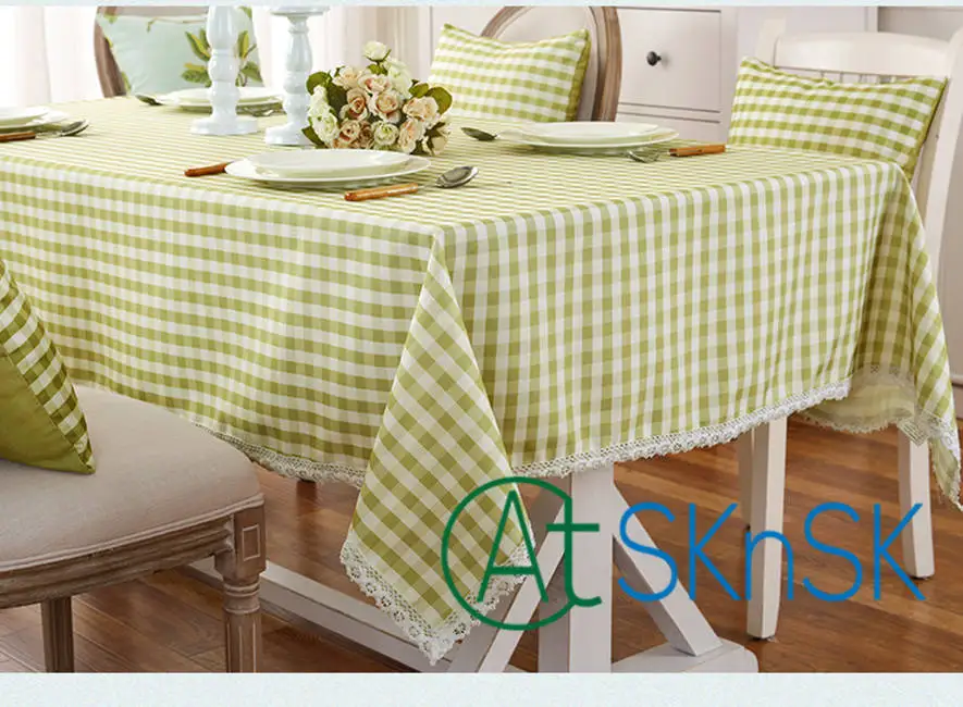Home decoration waterproof cloth tablecloth fabric oilproof pad antique Hot rural plaid design 4 chair cover and 1 Table Covers Home decoration waterproof cloth tablecloth fabric oilproof pad antique Hot rural plaid design 4 chair cover and 1 Table Covers