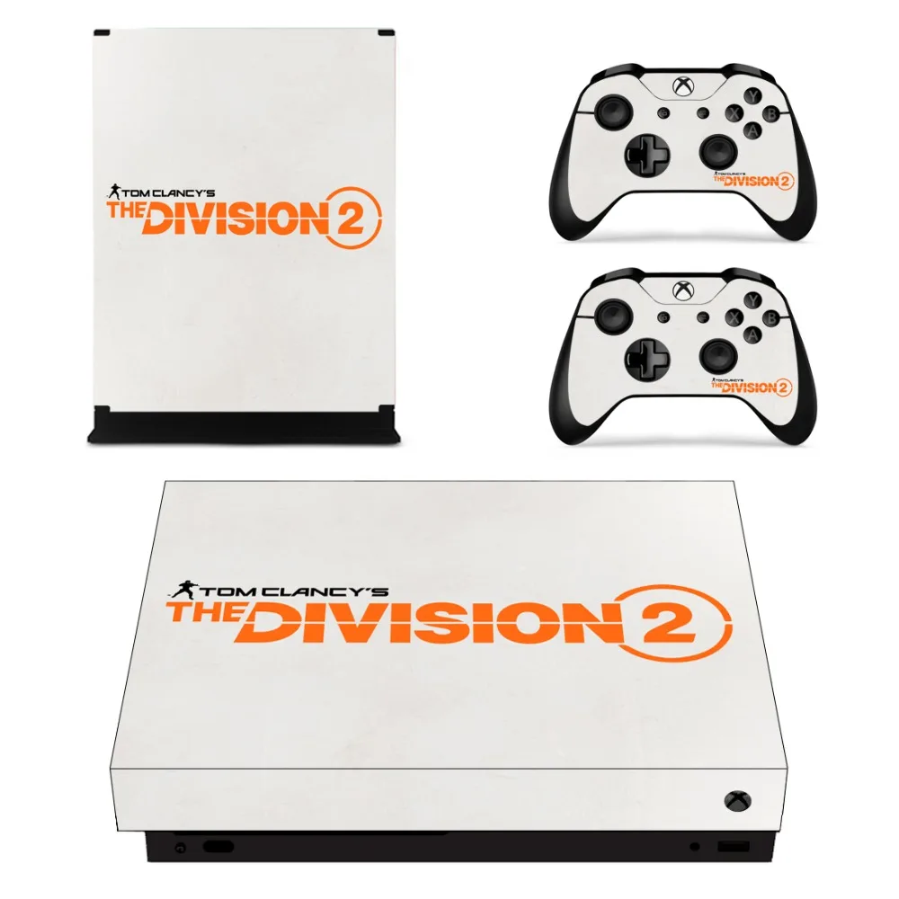 

Tom clancy's The Division Full Faceplates Skin Console & Controller Decal Stickers for Xbox One X Console + Controller Skin