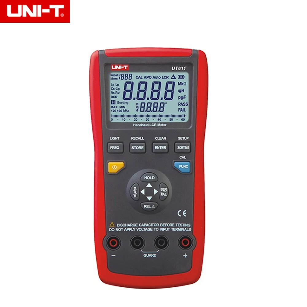 

UNI-T UT611 Professional LCR Meters Inductance Capacitance Resistance Frequency Tester