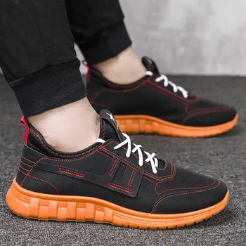 

Dwayne 2019 Mens Shoes Summer Vulcanized Shoes Men's Fashion Breathable Leather Waterproof Men's Shoes Sneakers Men Lace-Up
