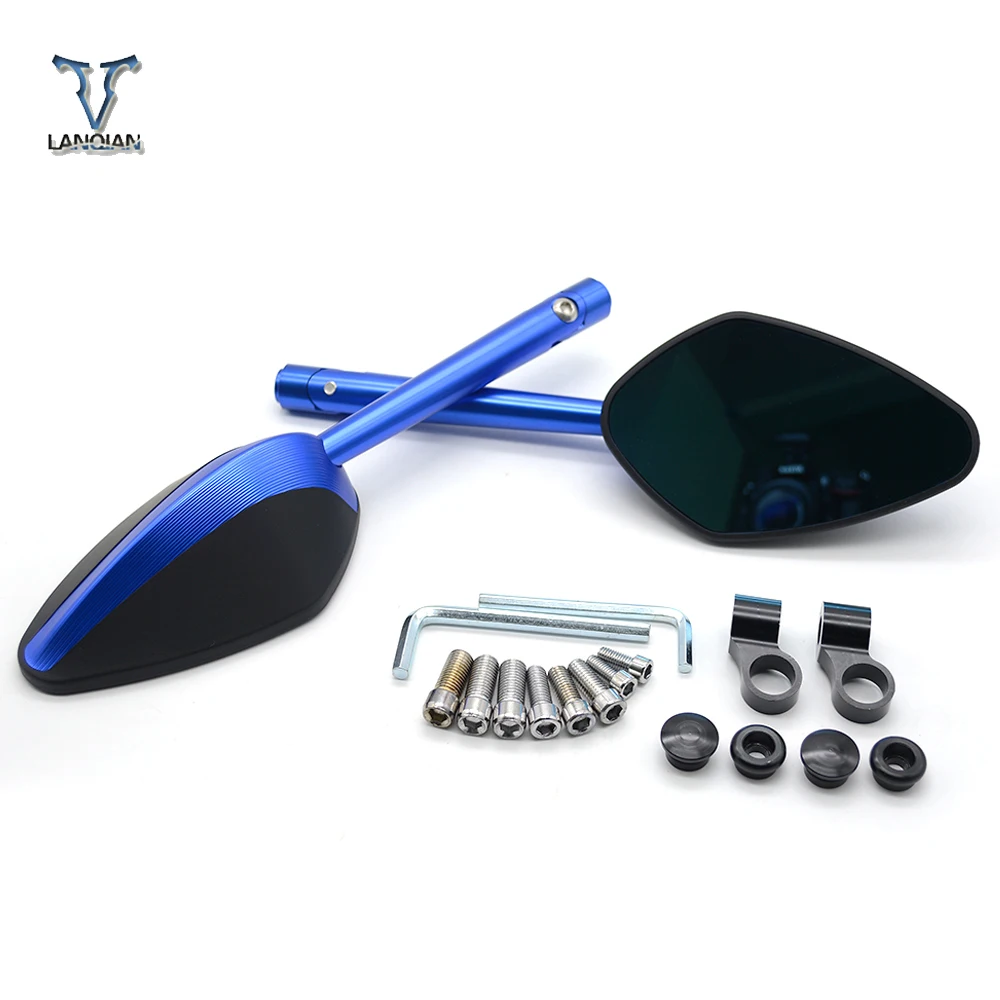 

Universal Motorcycle Rearview Mirrors Rear View Side Mirror For Triumph daytona 600/daytona 650/rocket III roadster speed four