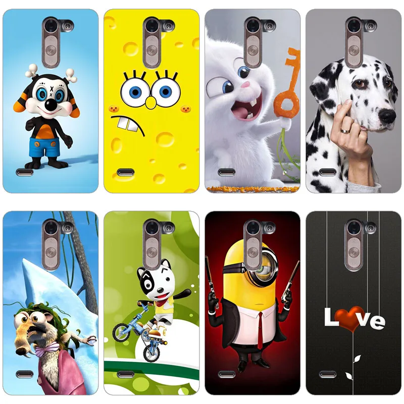 

Soft Silicone Phone Case For LG G3 Stylus D690 D690N 5.5 inch Case fashion Cat Cover Skin Housing Back Cover Hoods