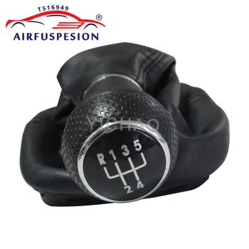 

5 Speed Gear Shift Knob Gear Stick Boot Replacement Accessories For Volkswagen VW CADDY II 2 MK2 2004-2009 TOURAN 2003-2010