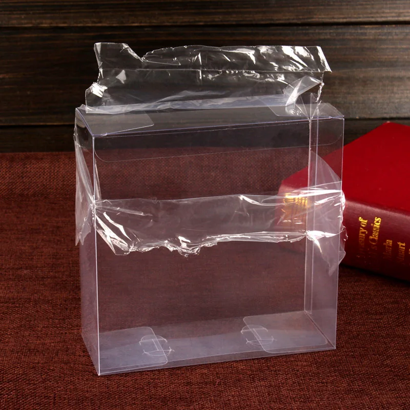 1515Hcm Clear PVC Square Gift Boxes Favor Candy Packing Souvenir Box Transparent Chocolate Bags Wedding Favor Party Supply (3)