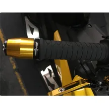 KYMCO AK550 AK 550Handlebar Grips Handle Bar Ends plug gold Anti Vibration