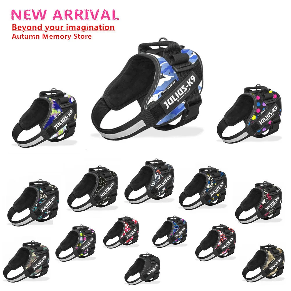 

New Arrival Best-quality JULIUS K9 Dog Harness Vest Collar For Small Big Grow Training Pet Safety Cat Waterproof Nylon