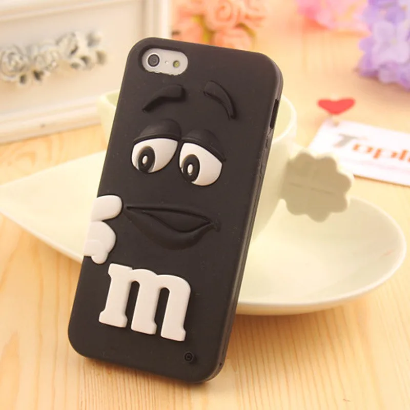 For iphone 6 case Newest 3D Cute Chocolate Candy Cartoon