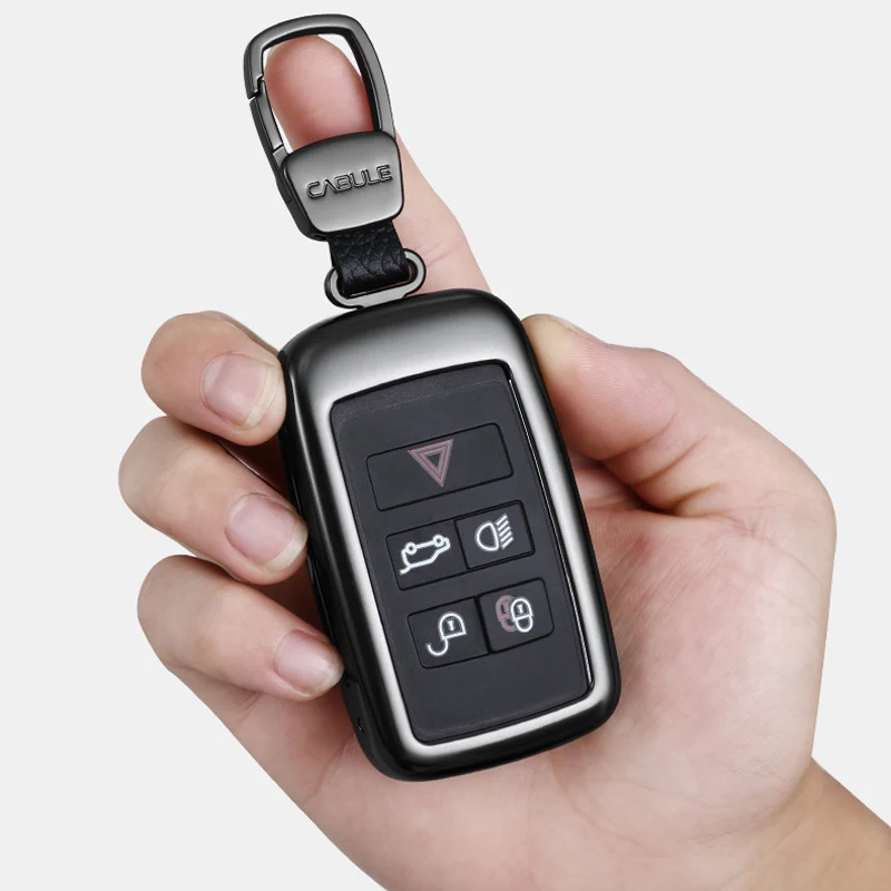 

New 2018 for Land Rover Aluminum alloy Car key cover key shell key case Range Rover Evoque Discovery Sport 4 Accessories