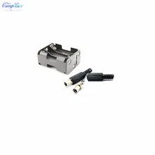 30Pcs 6xAA Back-Back Battery Case Holder Socket Wire Junction Boxes With 15cm Wires, 5.5/2.1 DC Plug