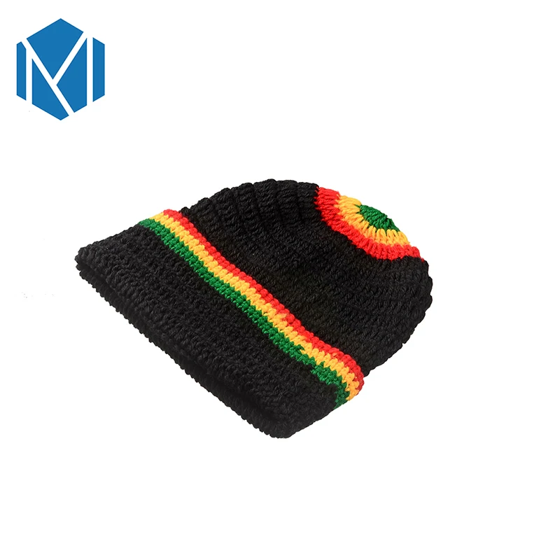 Вязаная шапка в полоску C стиле хип хоп на Ямайке|beanie hat|hat rastagorro gorro |