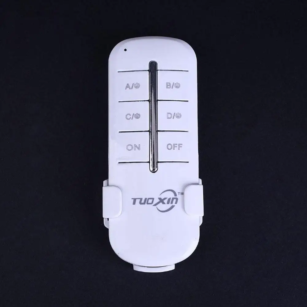 

110V 4 Channels Way Wireless Light Switch Splitter Box Durable Remote Control