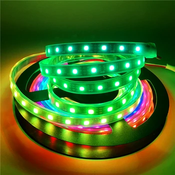 

WS2811 30/60Leds/m Pixels 5050 RGB Individually Addressable LED Strip light 12V Full Color Tape Lamp More Beautiful than WS2812B