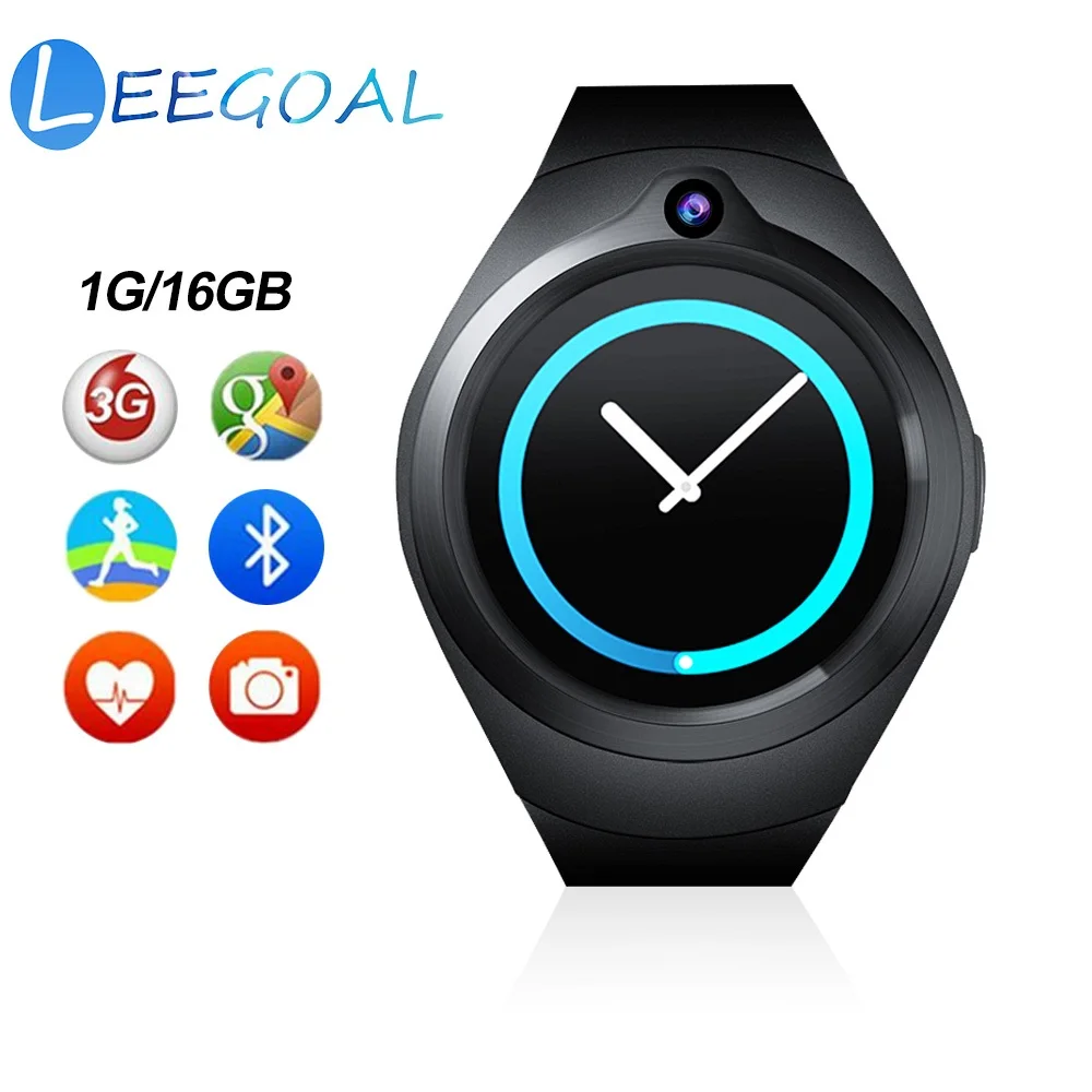 

SmartWatch S216 Android 5.1 MTK6580 1GB+16GB Heart Rate Monitor Activity Tracker 3G WiFi GPS Smart Watch for IOS Android