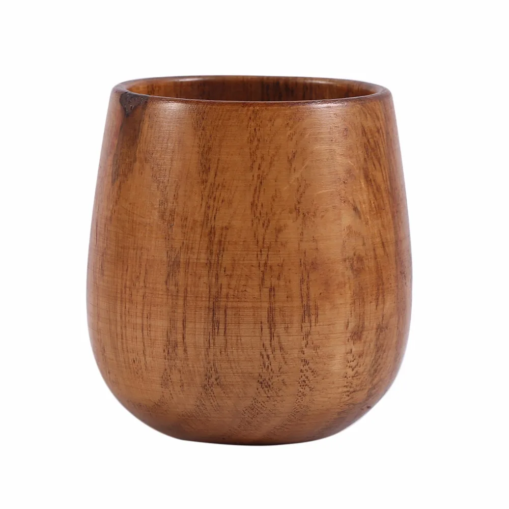 

1Pc Cool Wooden Wood Cup Primitive Handmade Natural Spruce Breakfast Beer Coffee Milk Drinkware Drop Shipping
