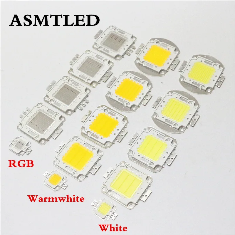 

ASMTLED LED COB Lamp Chip 10W 20W 30W 50W 100W Input Smart IC Driver Fit For DIY LED Floodlight Spotlight Cold/Warm White/RGB