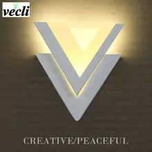 Современный светодиодный настенный светильник для ванной комнаты спальни 12 Вт Настенный Бра белый внутренний светильник AC100-265V светодиодный настенный светильник для помещений светильник ing