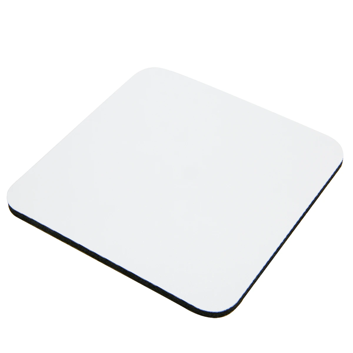 10Pcs Black Rubber Sublimation Coaster Blank Coaster Board Sublimation MDF Printing For 95x95mm Heat Press Machine